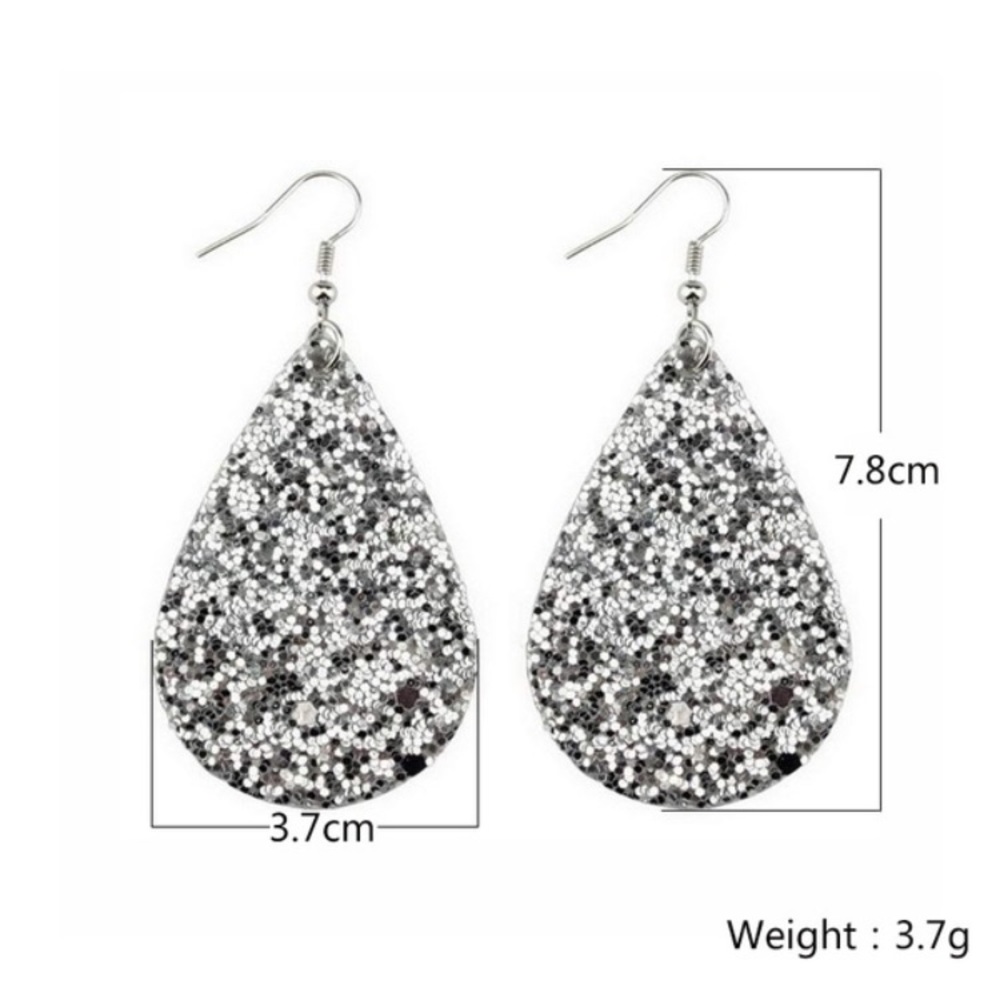 🎀 Shiny teardrop earrings 🎀 - Picture 4 of 6